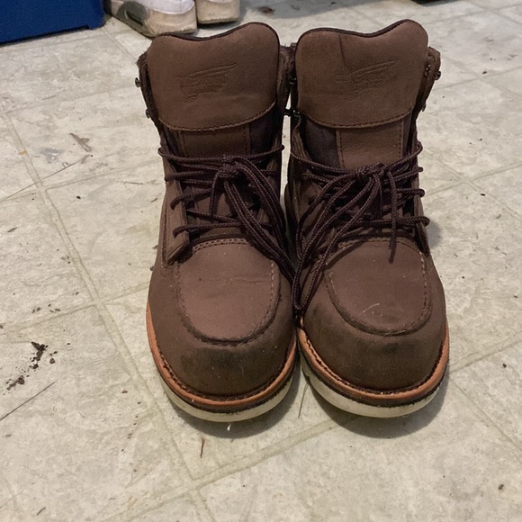 Redwing shoes women steal toe boots size 7 only worn twice to mow grass an work - Picture 5 of 5